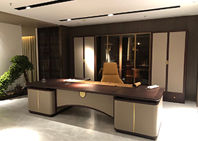 3.2M新中式實(shí)木觀然系列班臺